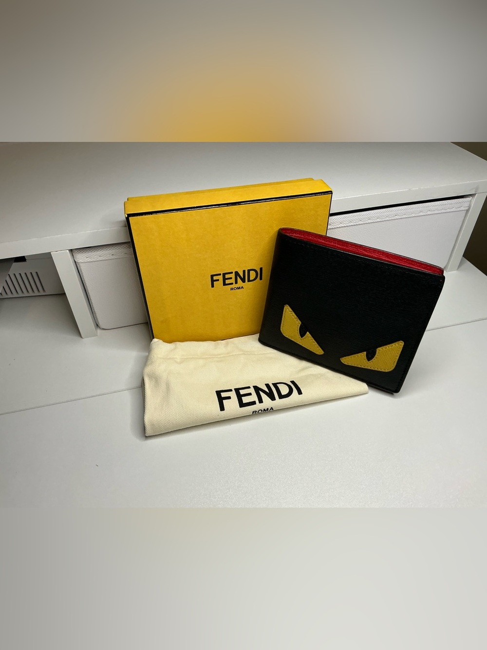 Fendi monster wallet Men